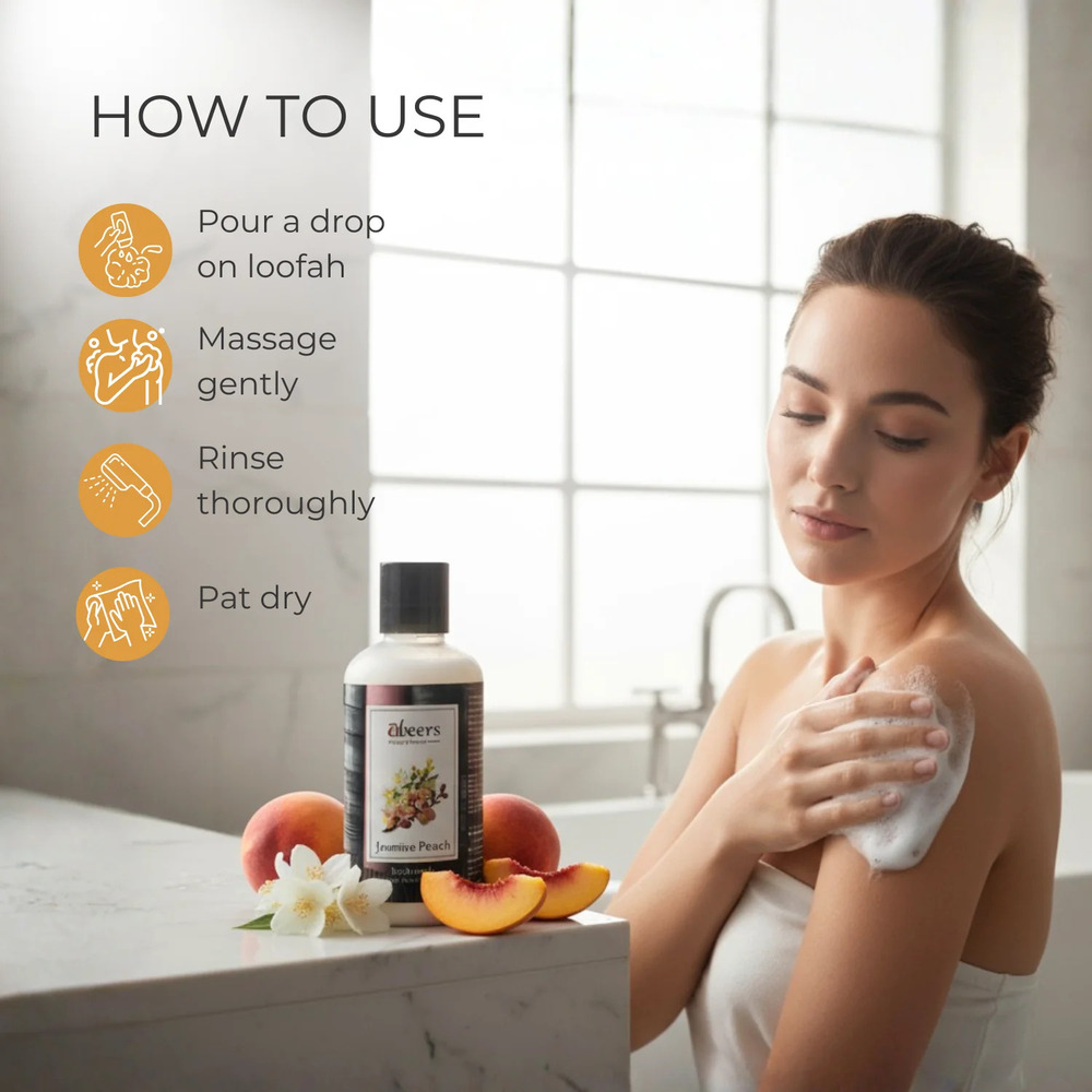 Jasmine Peach Body Wash
