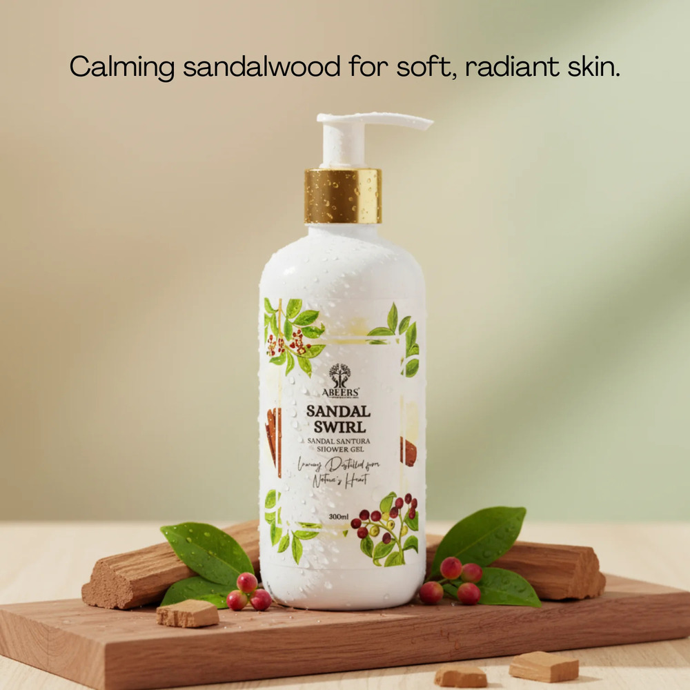 300 ML Sandal Swirl Shower Gel
