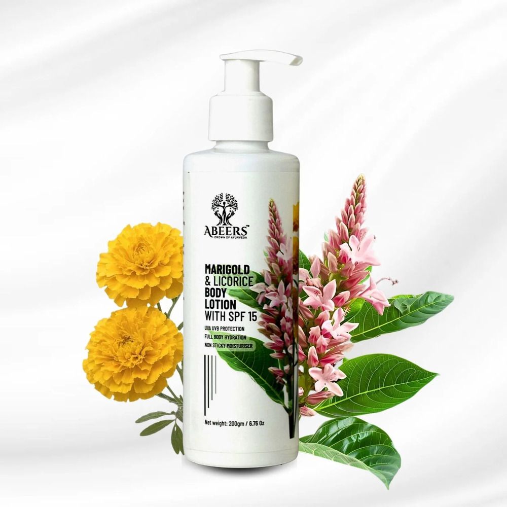 Marigold And Licorice Body Lotion SPF 15