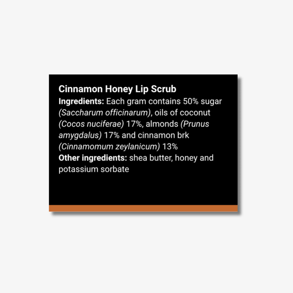 Cinna Bloom Lip Scrub