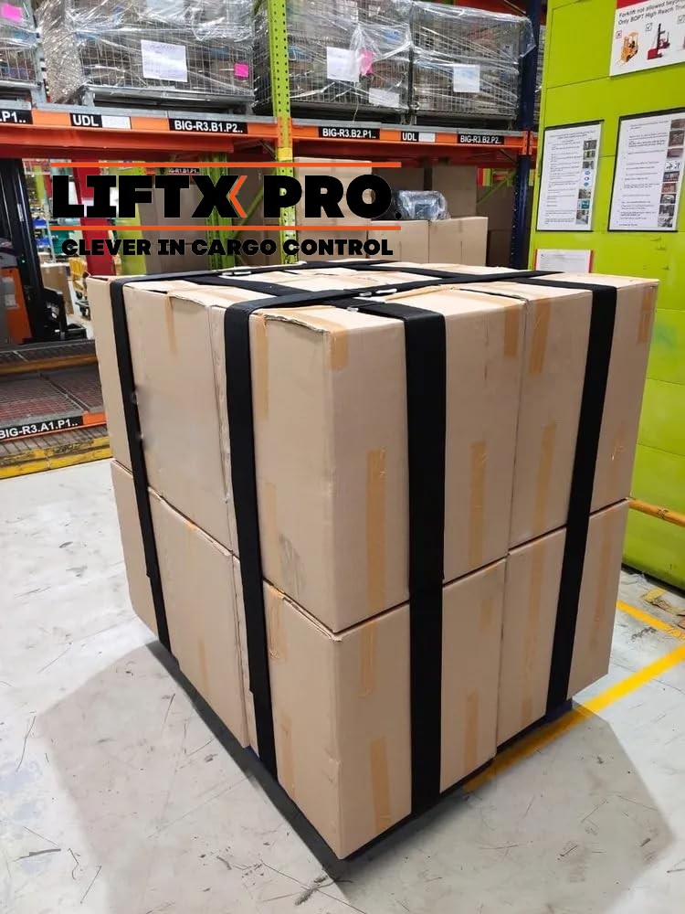 Pallet Strap 50MM x 5M Black Reusable Band Eco-Friendly