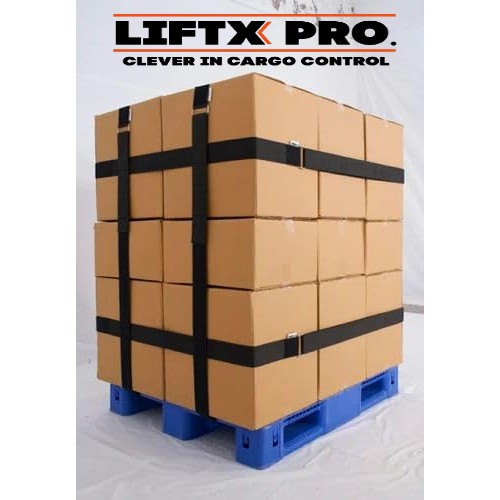 Pallet Strap 50MM x 5M Black Reusable Band Eco-Friendly