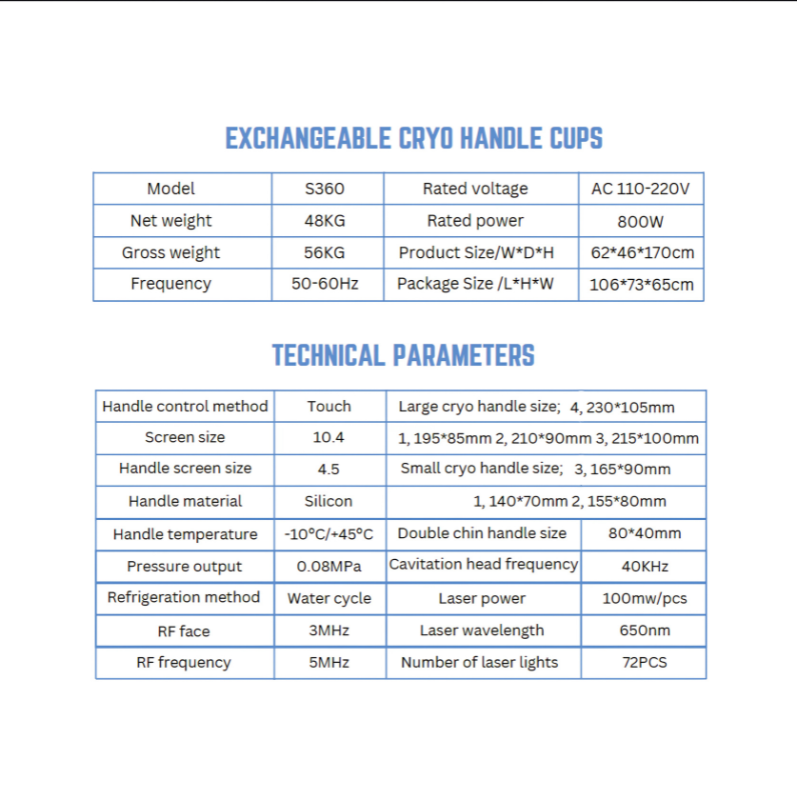 360 Cryolipolysis Machine
