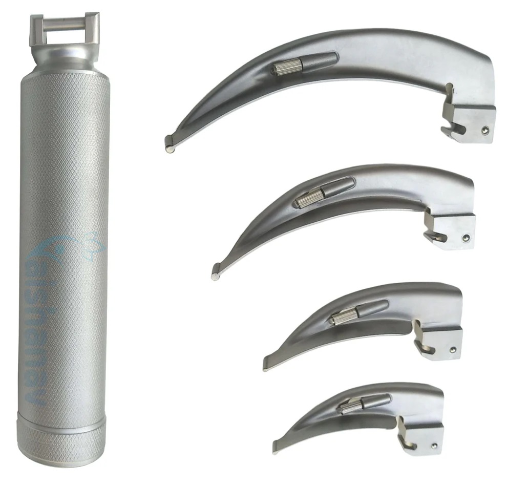 Laryngoscope Set of 4 Adult