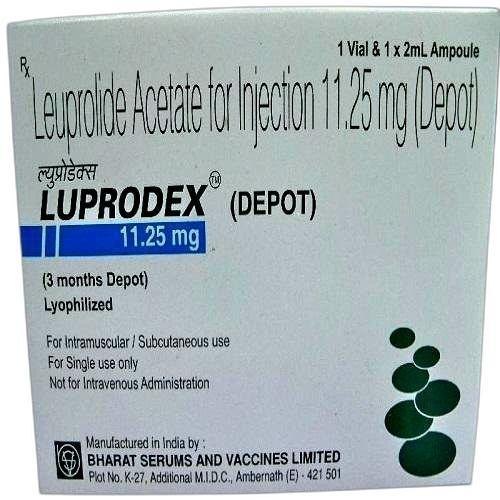 Leuprolide 3.75,11.25, 22.5Mg By Medesy By Bharat Serum - Ingredients: Luprodex Injection Is Used In The Treatment Of Prostate Cancer. It Is Also Used To Treat Endometriosis (Endometrium Of The Uterus Grows Excessively And Causes Symptoms Like Pain