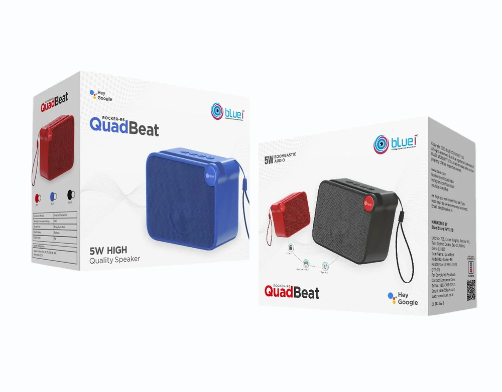 Bluei QuadBeat Bluetooth Speaker