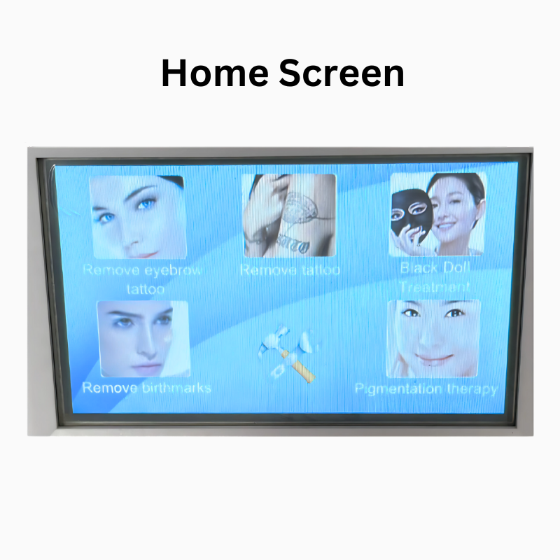 Portable Q Switch Nd Yag Laser Machine - Color: White & Grey