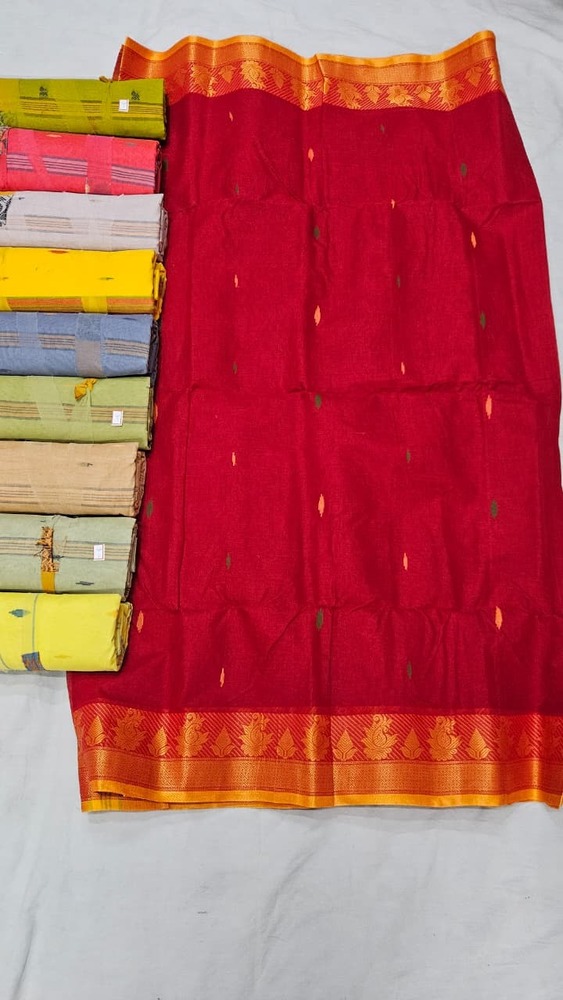Cotton Tangail Saree