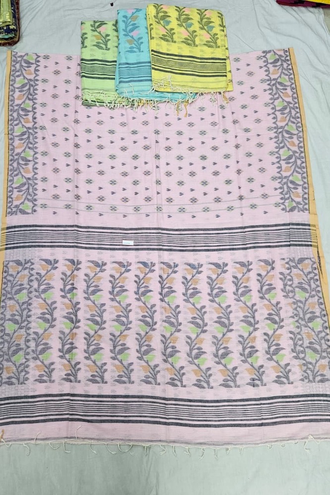 Ladies Bengal Cotton Khadi Saree