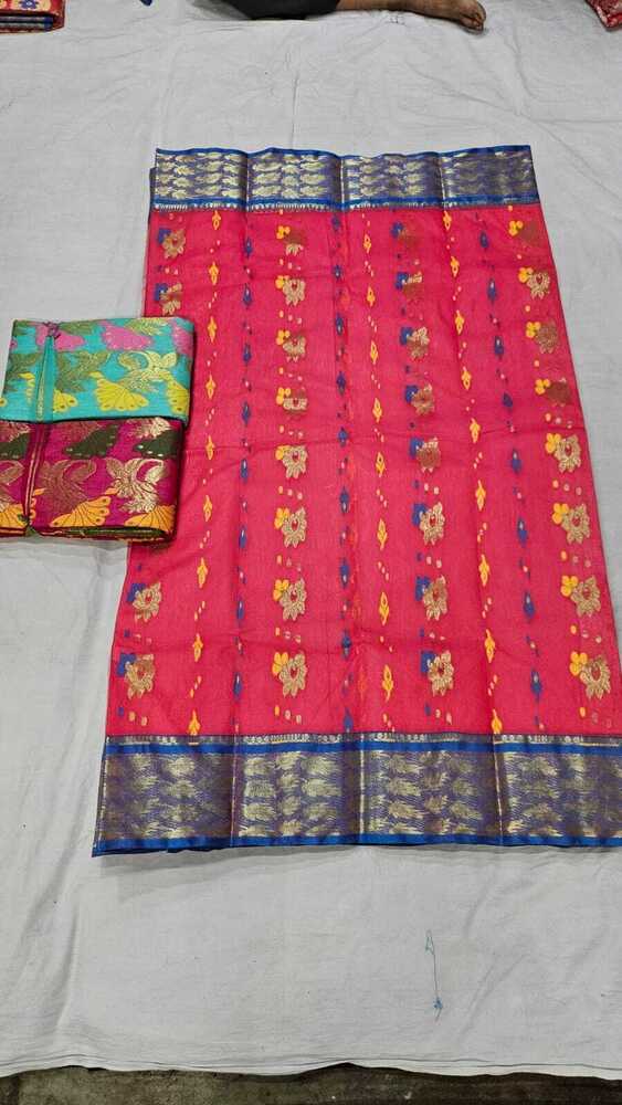 Fancy Cotton Rich Pallu Saree