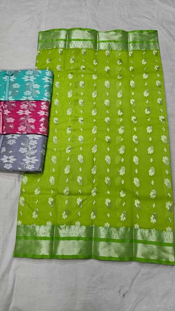 Fancy Cotton Rich Pallu Saree