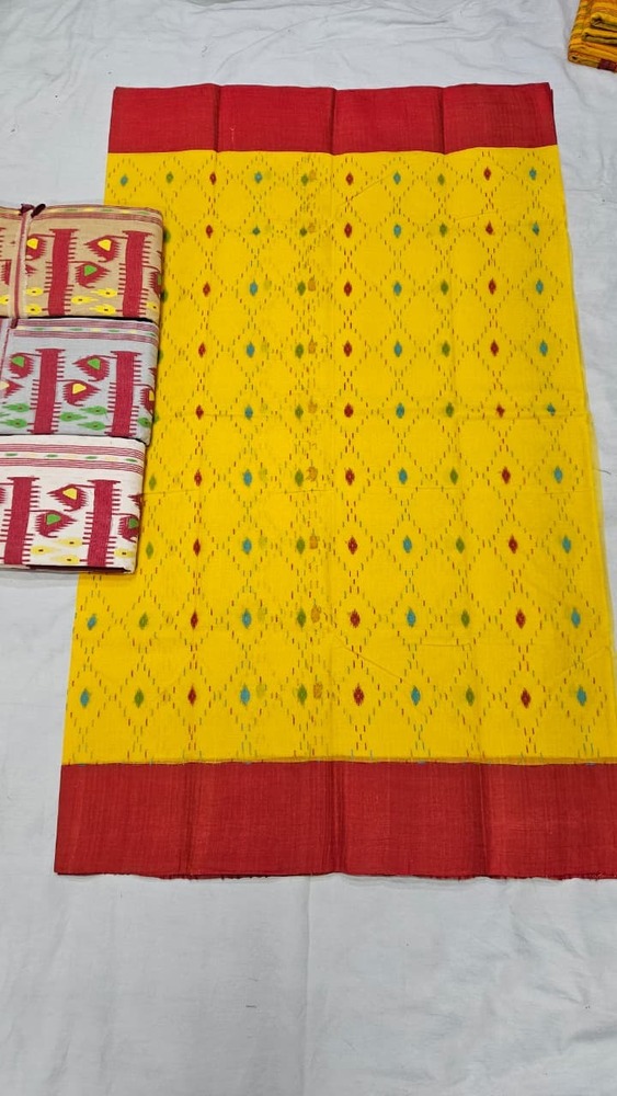 Cotton Without Zari Border Saree