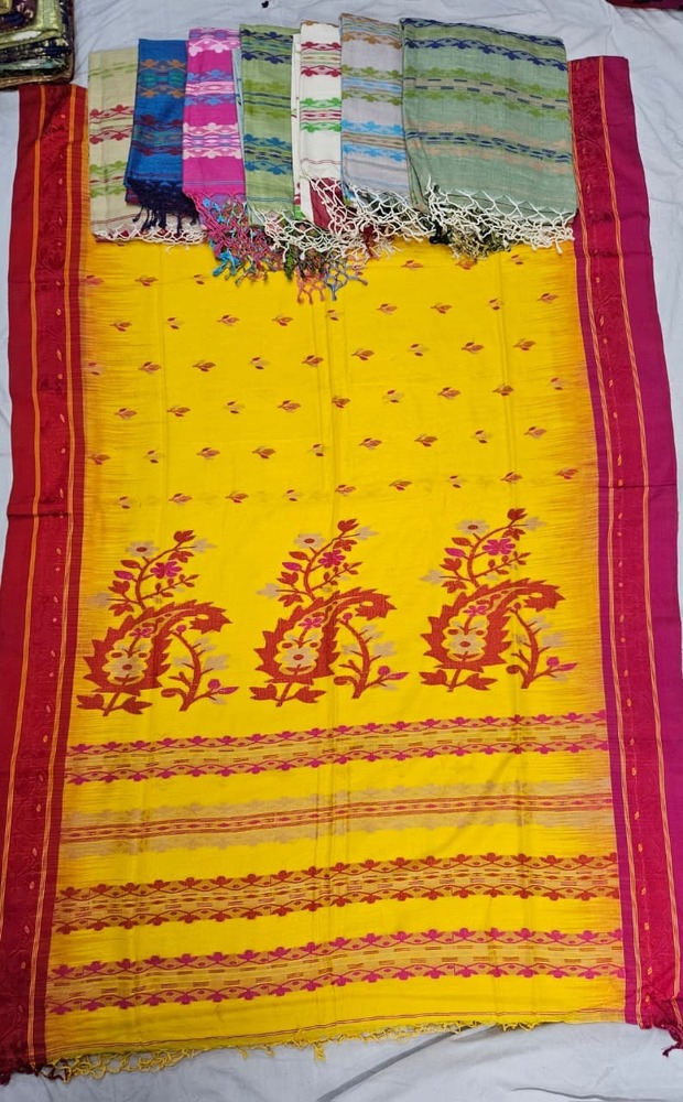 Bengal Cotton Khadi Saree