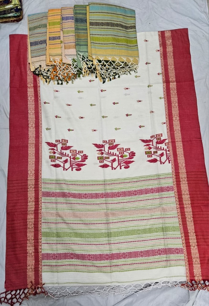 Bengal Cotton Khadi Saree