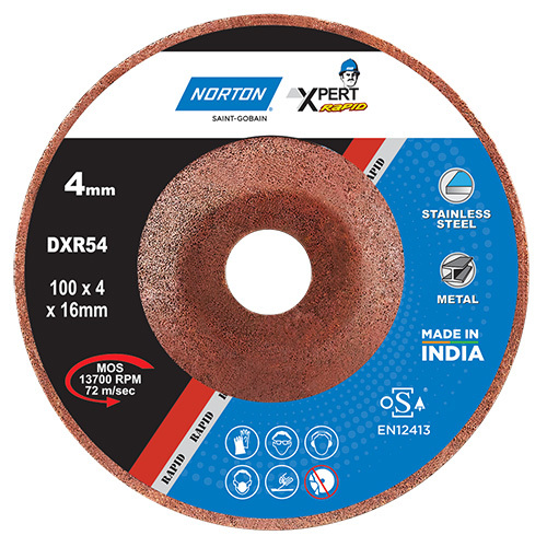 4in - 4mm DCD Xpert Rapid Depressed Center Wheel
