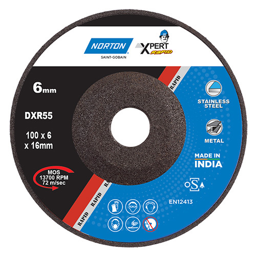 4in - 6mm DCD Xpert Rapid Depressed Center Wheel