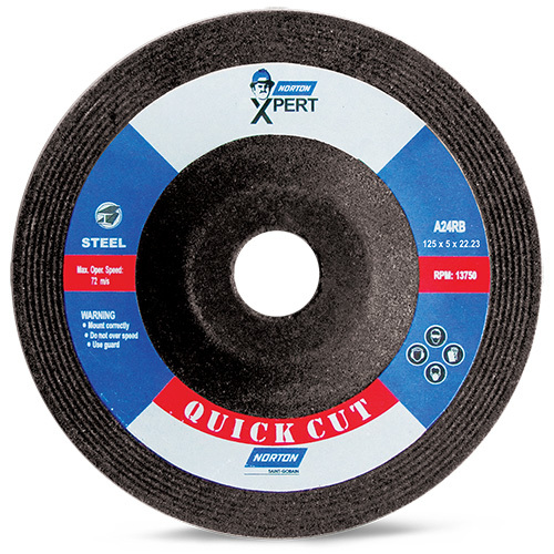 5in - 5mm DCD Xpert Quick Cut Depressed Center Wheel