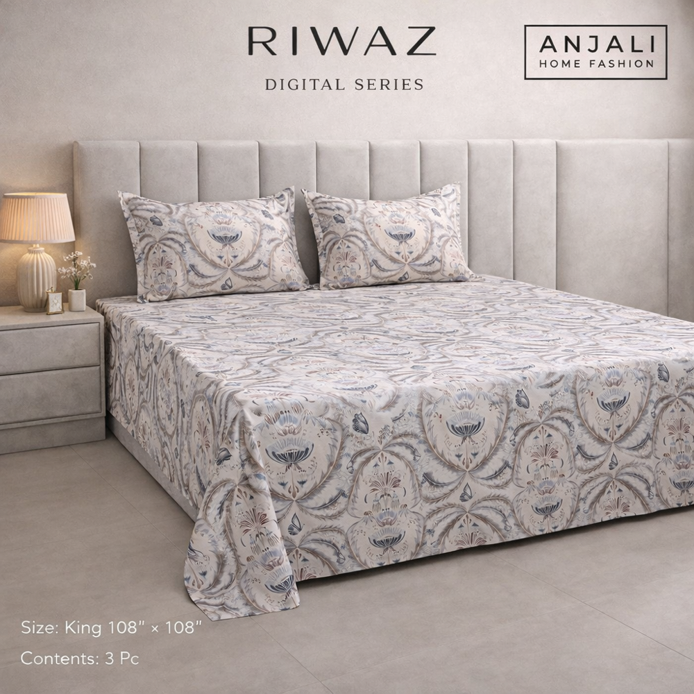 Riwaz Bed Covers - Color: Multicolor