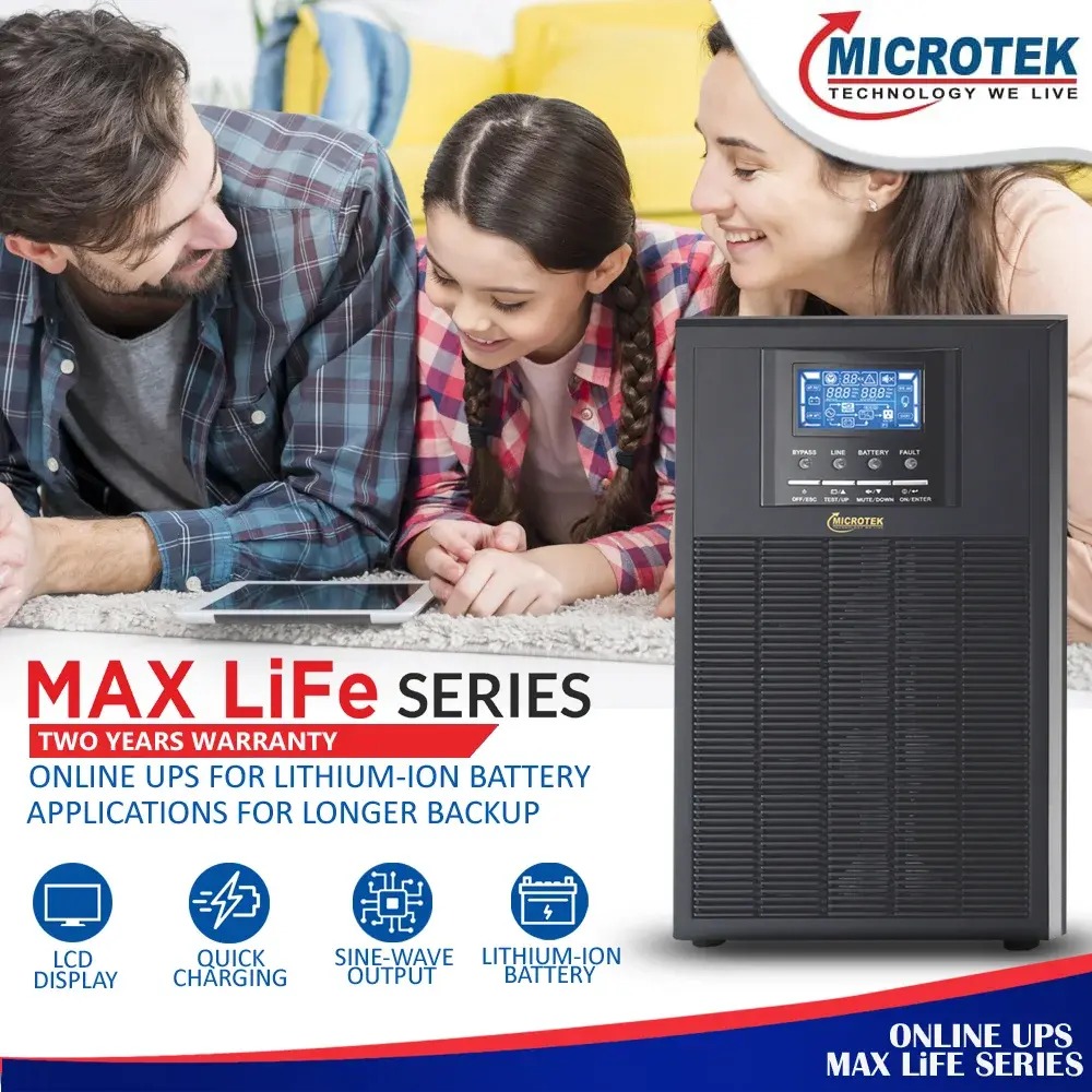 MAX LIFE 5 KVA ONLINE UPS