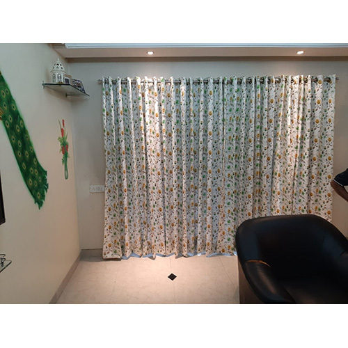 Floral Printed Window Curtains