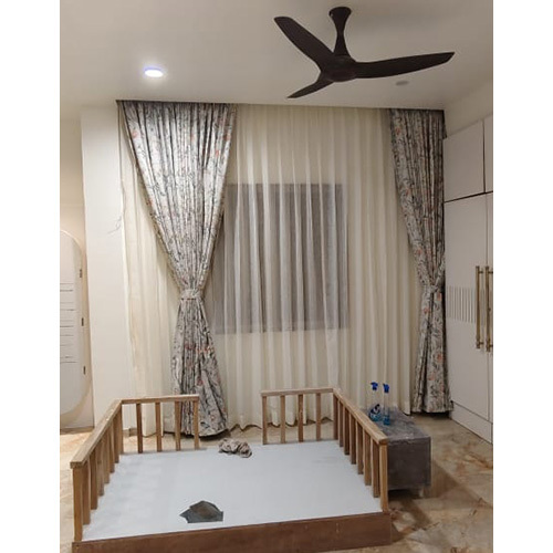 Floral Printed Window Curtains