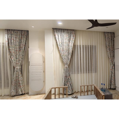 Floral Printed Window Curtains
