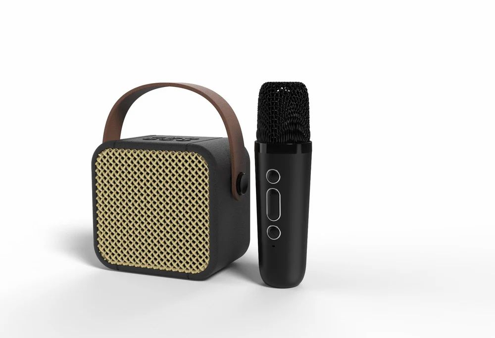 Bluei Vibe Box Bluetooth Speaker with Wireless Microphone