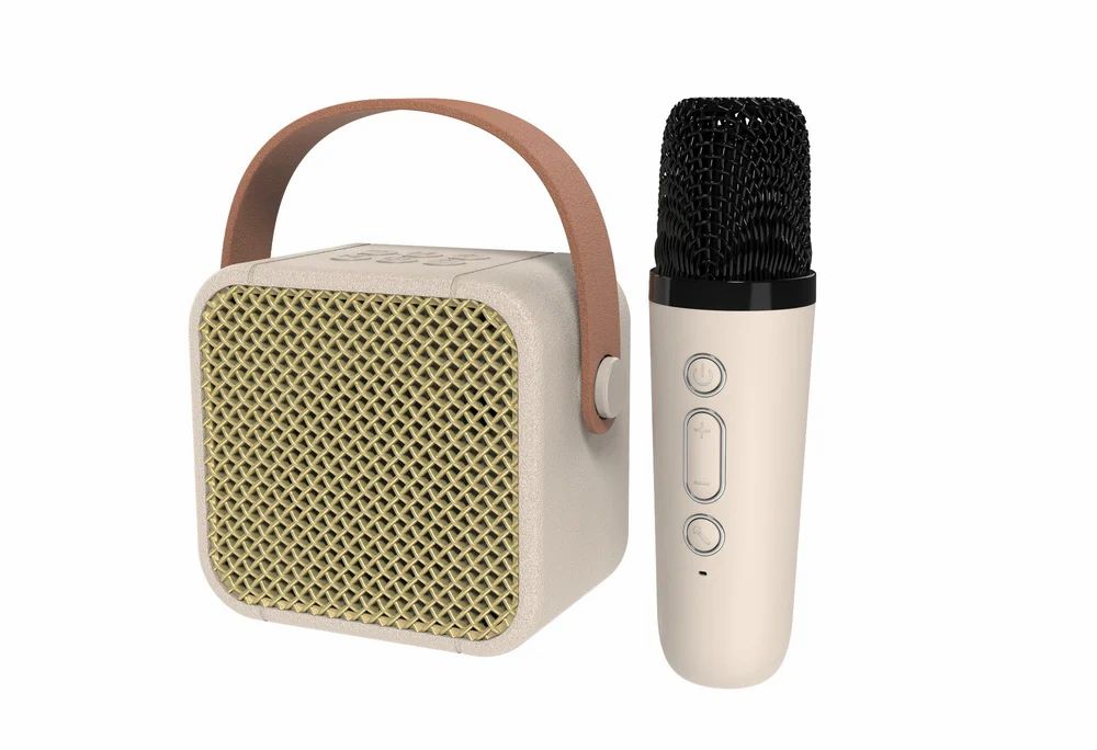 Bluei Vibe Box Bluetooth Speaker with Wireless Microphone