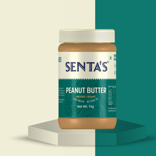 Sentas Natural Peanut Butter - Color: Light Brown