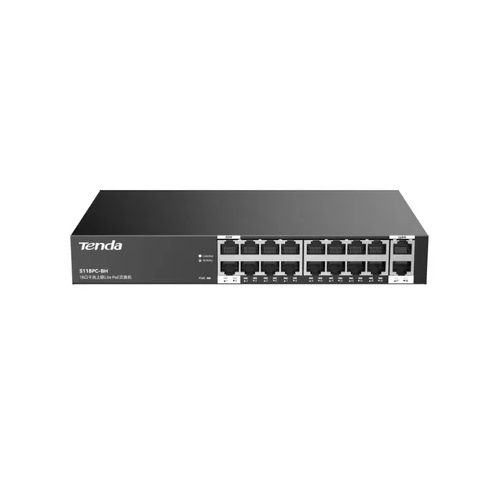 Tenda 16 Port 10-100-2 Port Giga Uplink Poe Switch