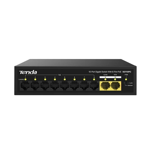 Tenda 8-2 Full Giga Uplink Poe Switch