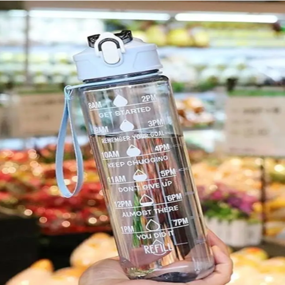 900ML Transparent Motivational Bottle