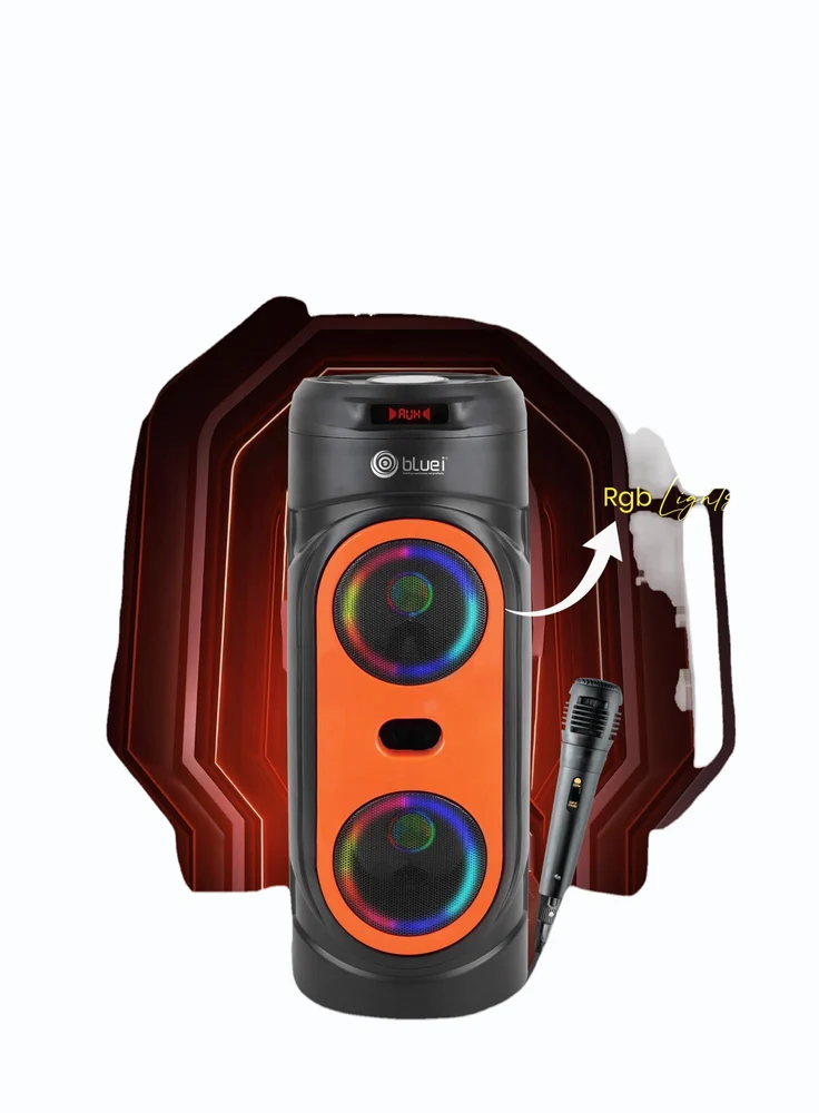 Bluei Bass King BT Speaker with Wired Microphone