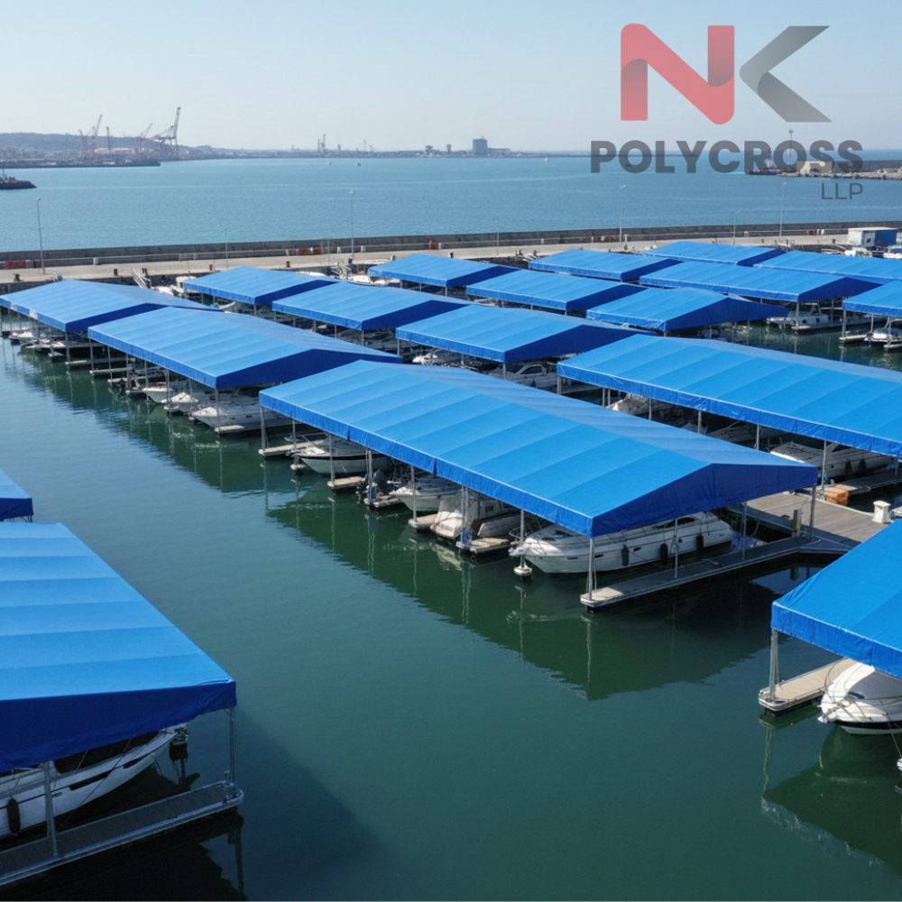 Boat Dock Cover - Color: Blue