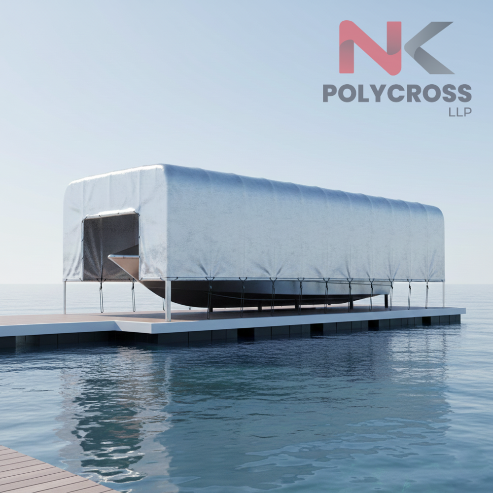Boat Dock Cover - Color: Blue