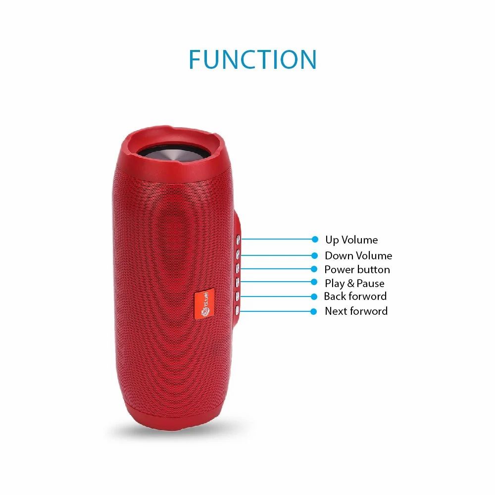 Bluei Cylinder Z6 Bluetooth Speaker