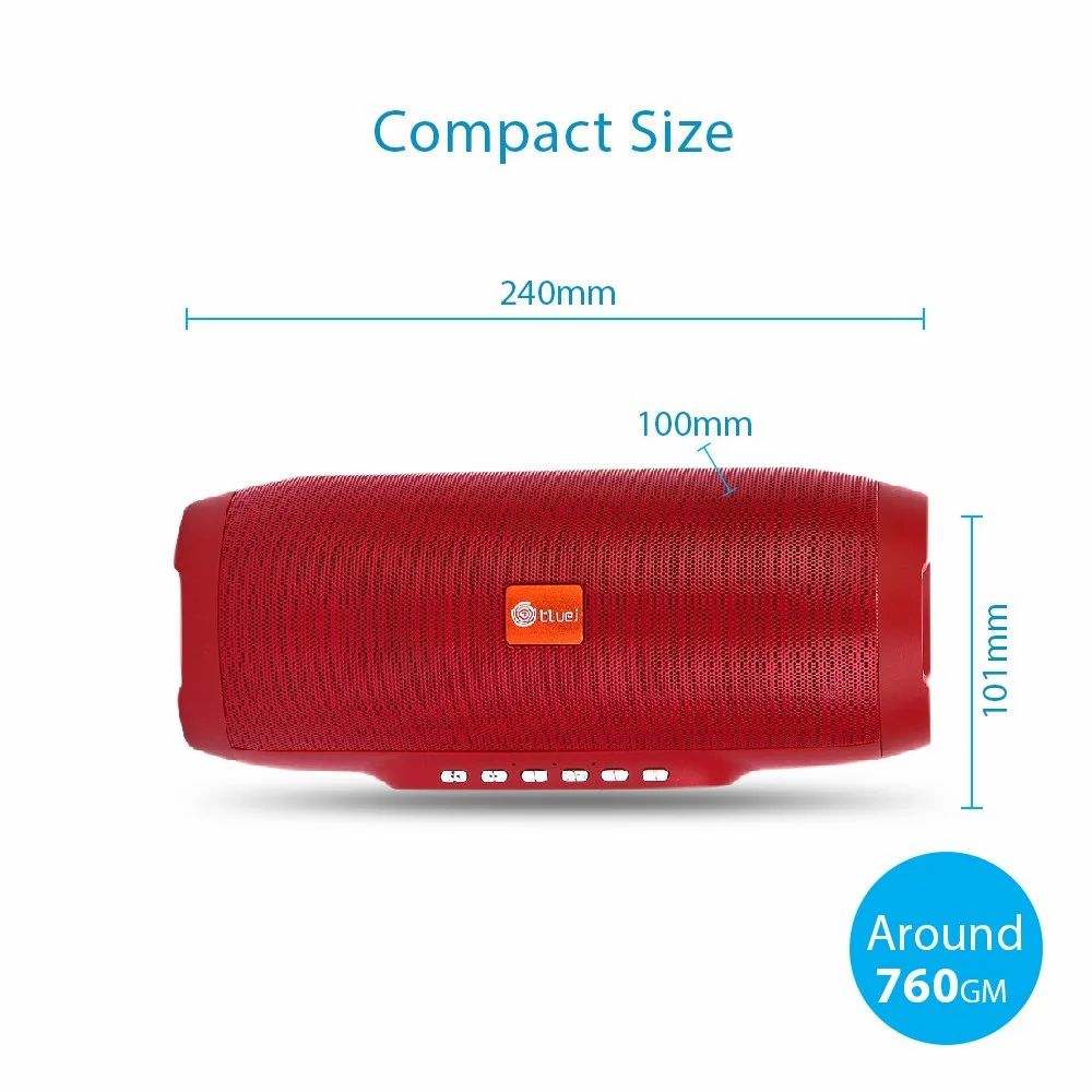 Bluei Cylinder Z6 Bluetooth Speaker