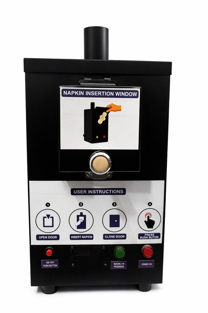 Sanitary pad/ napking incenator machine