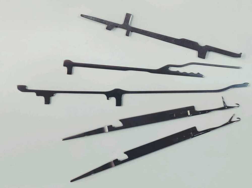 Flat knitting machine jack