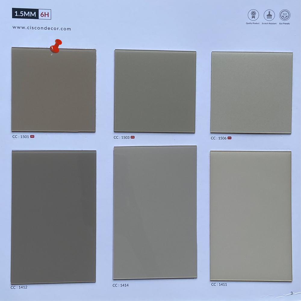 Acrylic Laminate Ciscon - Application: Cabinet