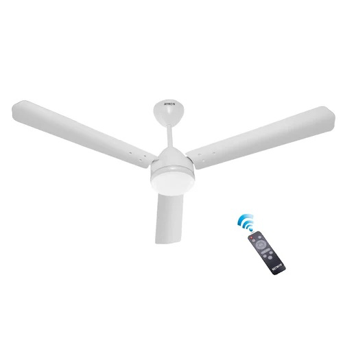 Bldc Fan With Led Aluminium With Remote - Blade Material: Metal