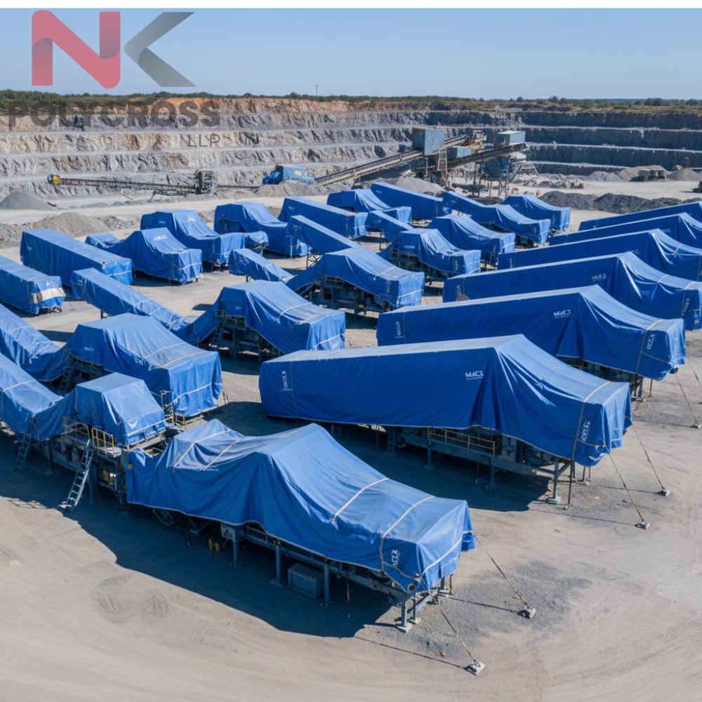 Quarry Equipment Cover - Color: Blue