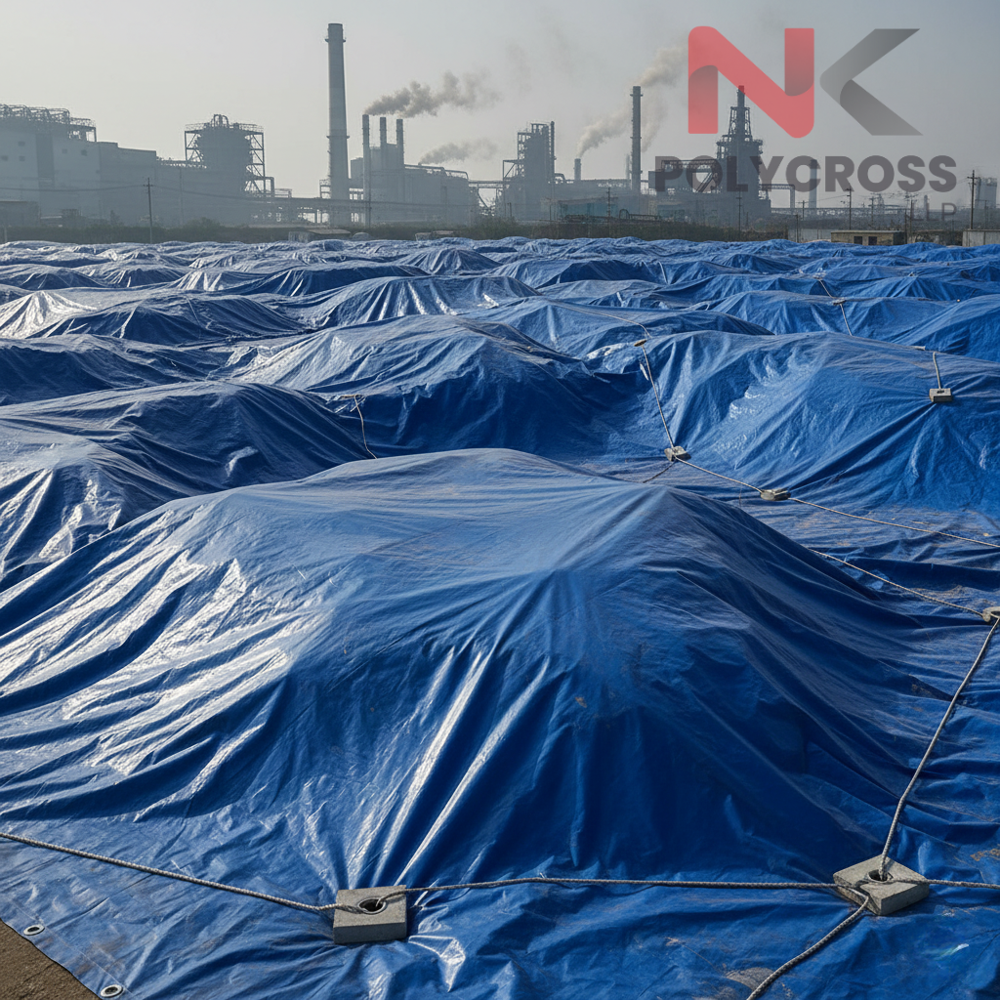 Power Plant Material Cover - Color: Blue