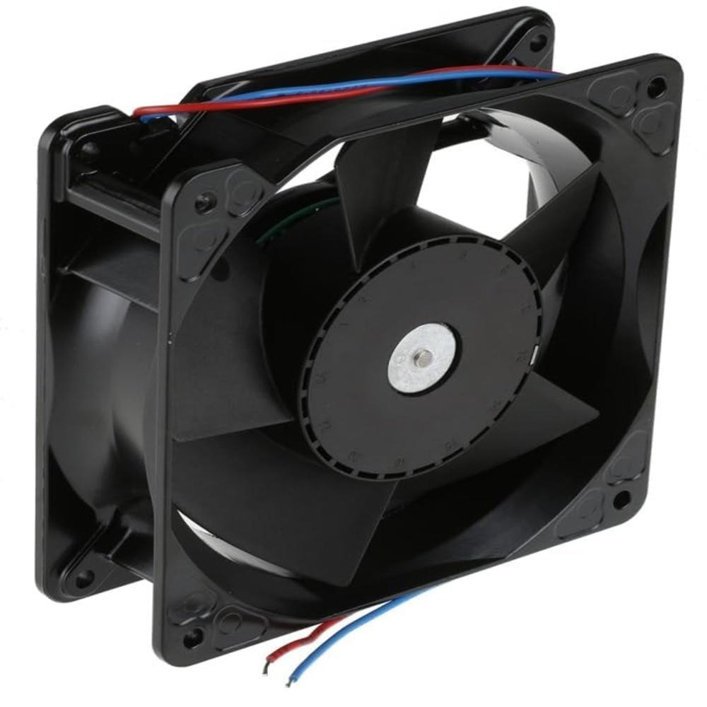 ebmpapst 4114NH3R 24V-0.8A 19.5W DC Brushless Air Cooling Fan 6000 RPM 12038mm 2-Wire (Metal) 