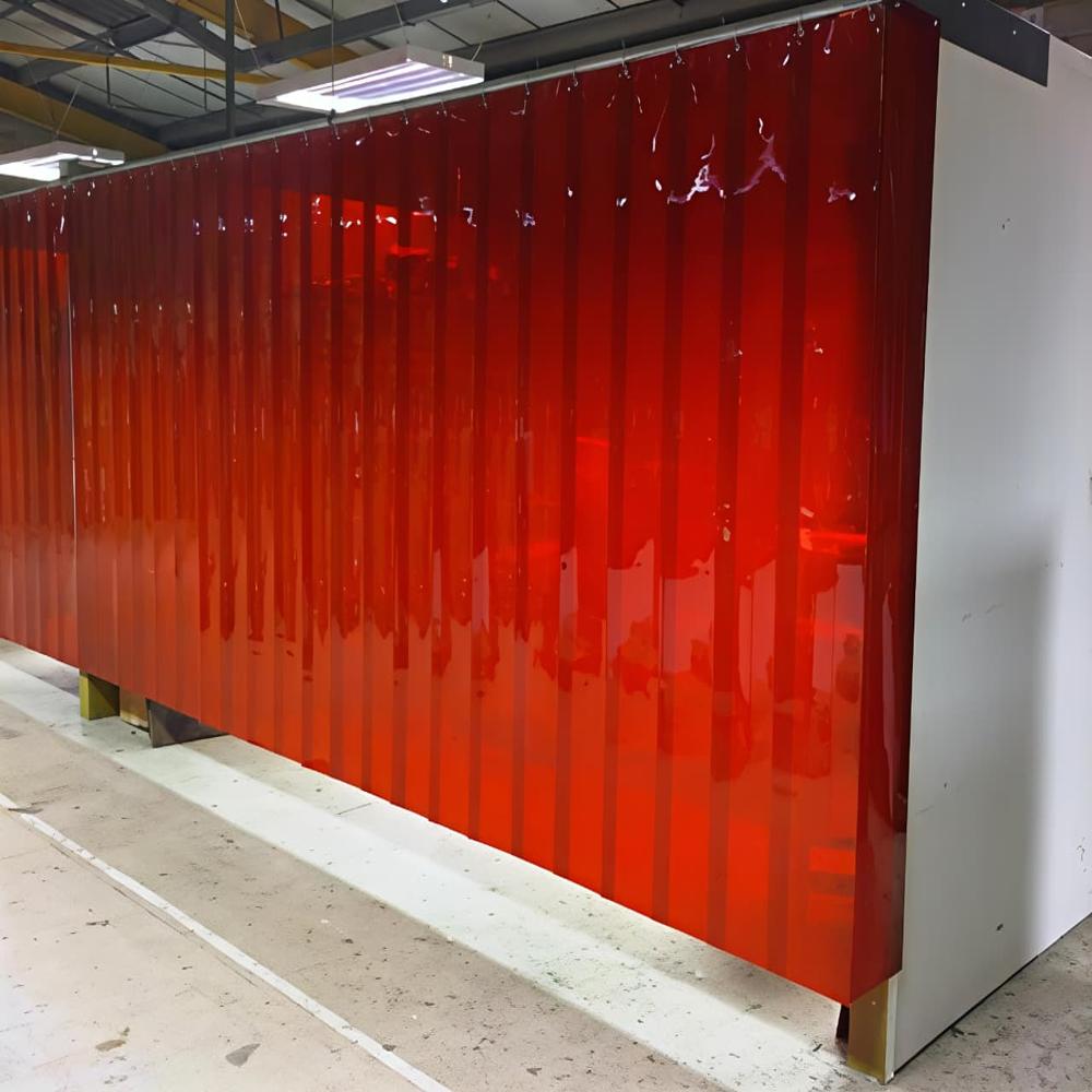 Welding Red PVC Strip Curtain
