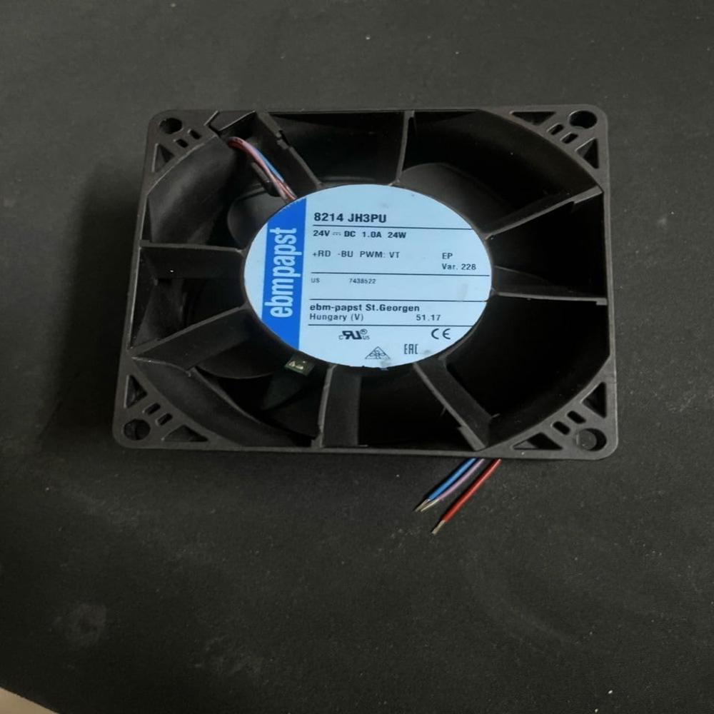 ebmpapst 8214 JH3PU Axial Fan 24V-1.0A 24W DC Brushless Air Cooling Fan 4000 RPM 8038mm 3Wire