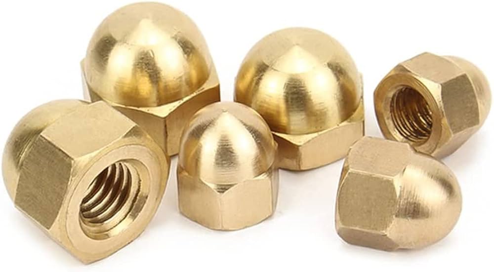Brass Dome Nuts