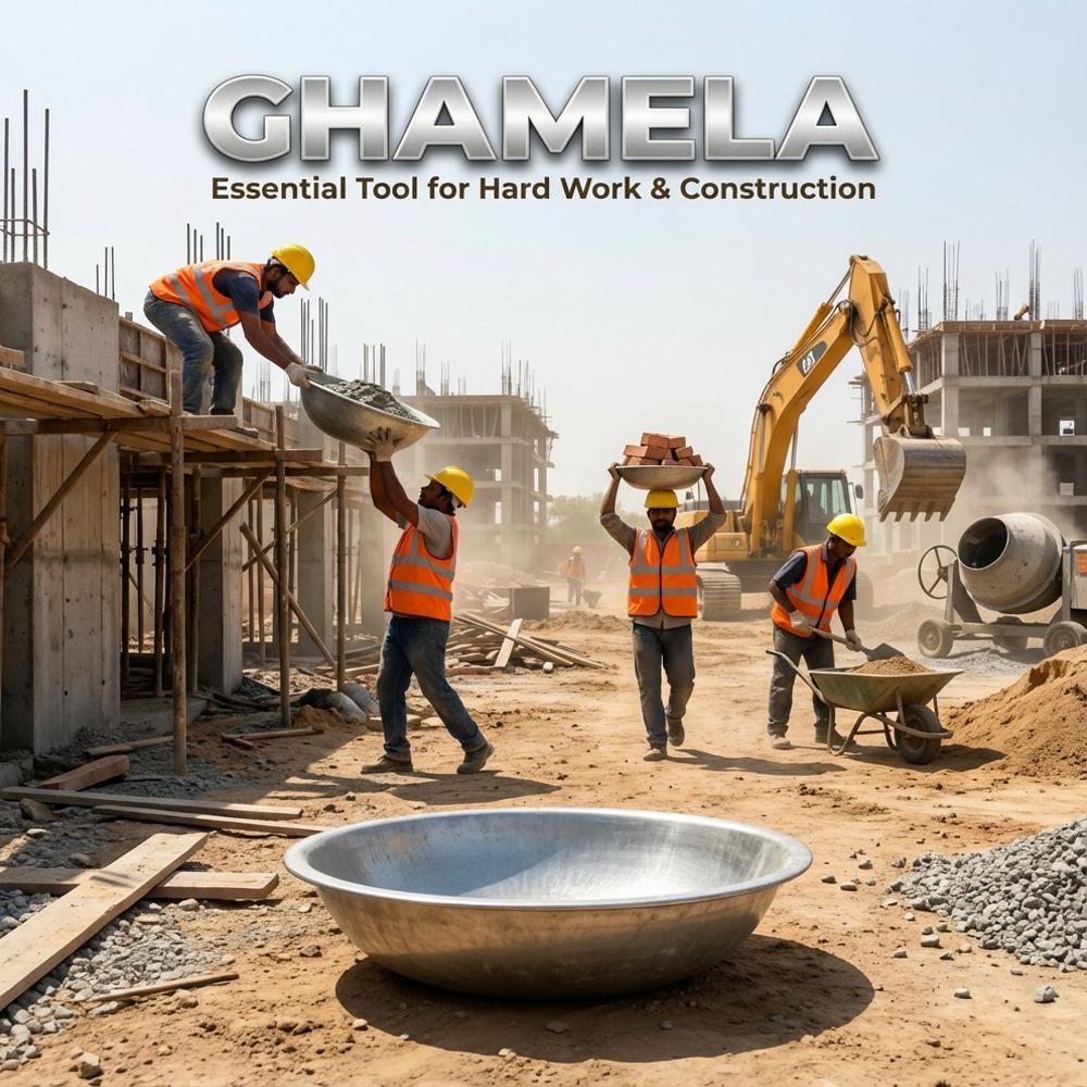 galvanized iron ghamela  Available In Rudrapur