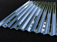 Polycarbonate Corrugated Profile Sheet - Color: Translucent