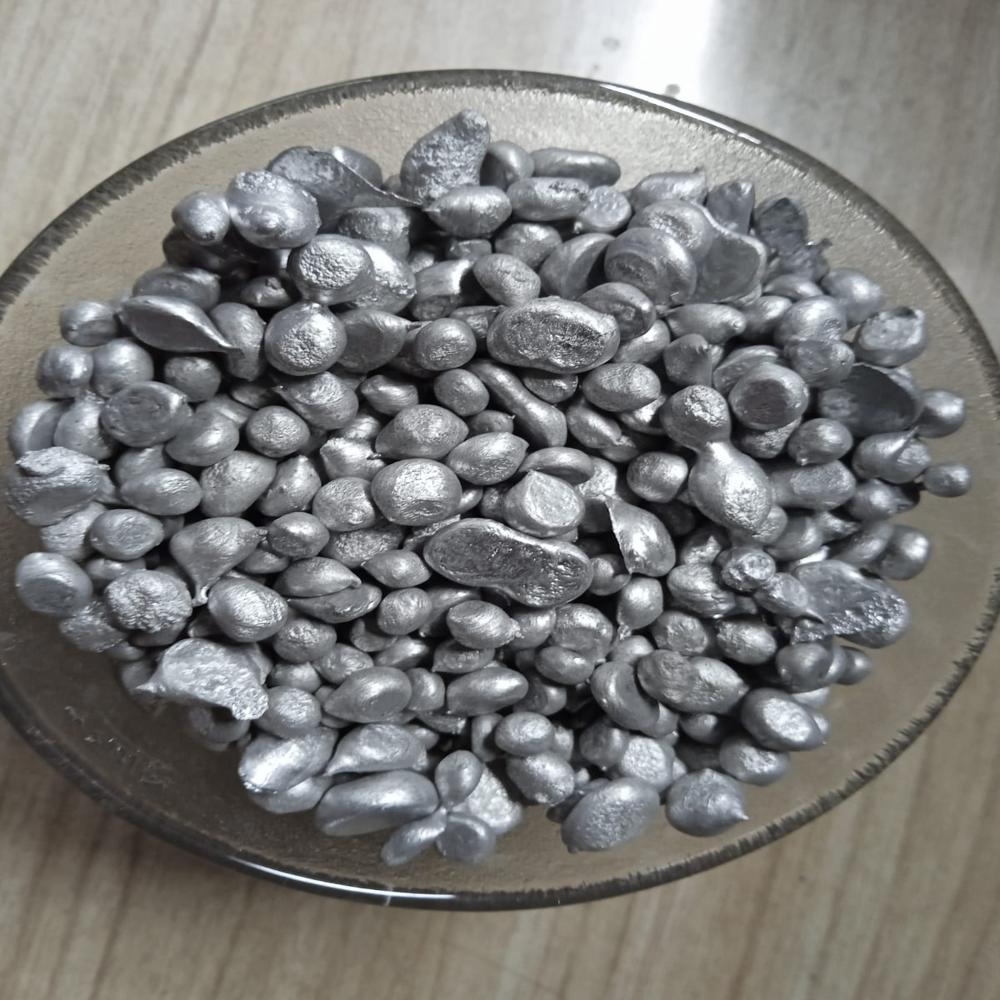 Aluminium Shot - Round, Silver Color | Hard Aluminium With Polished Surface For Industrial Applications